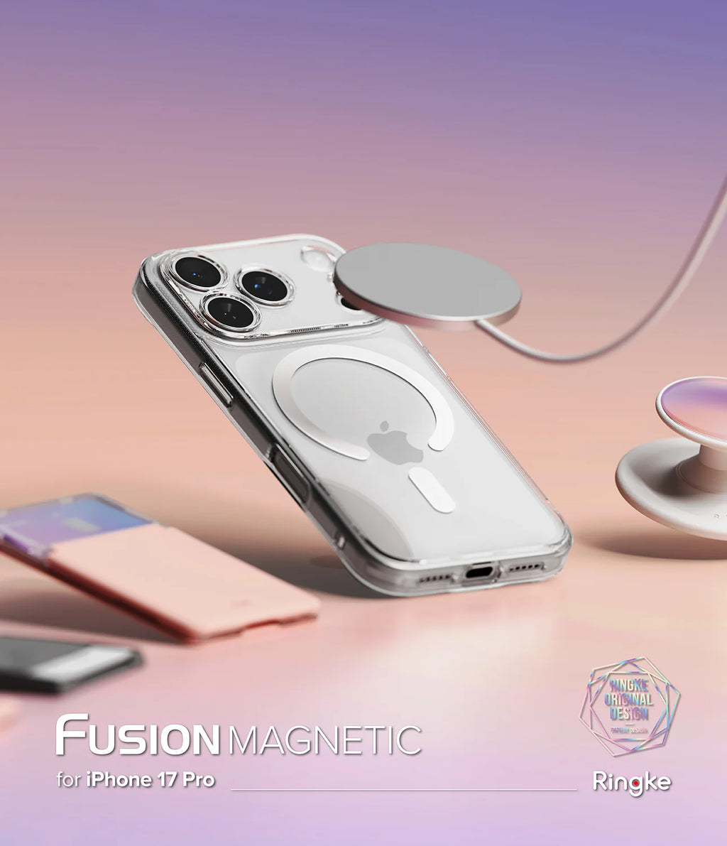 Fusion Magnetic Clear Ringke iPhone 17 Pro