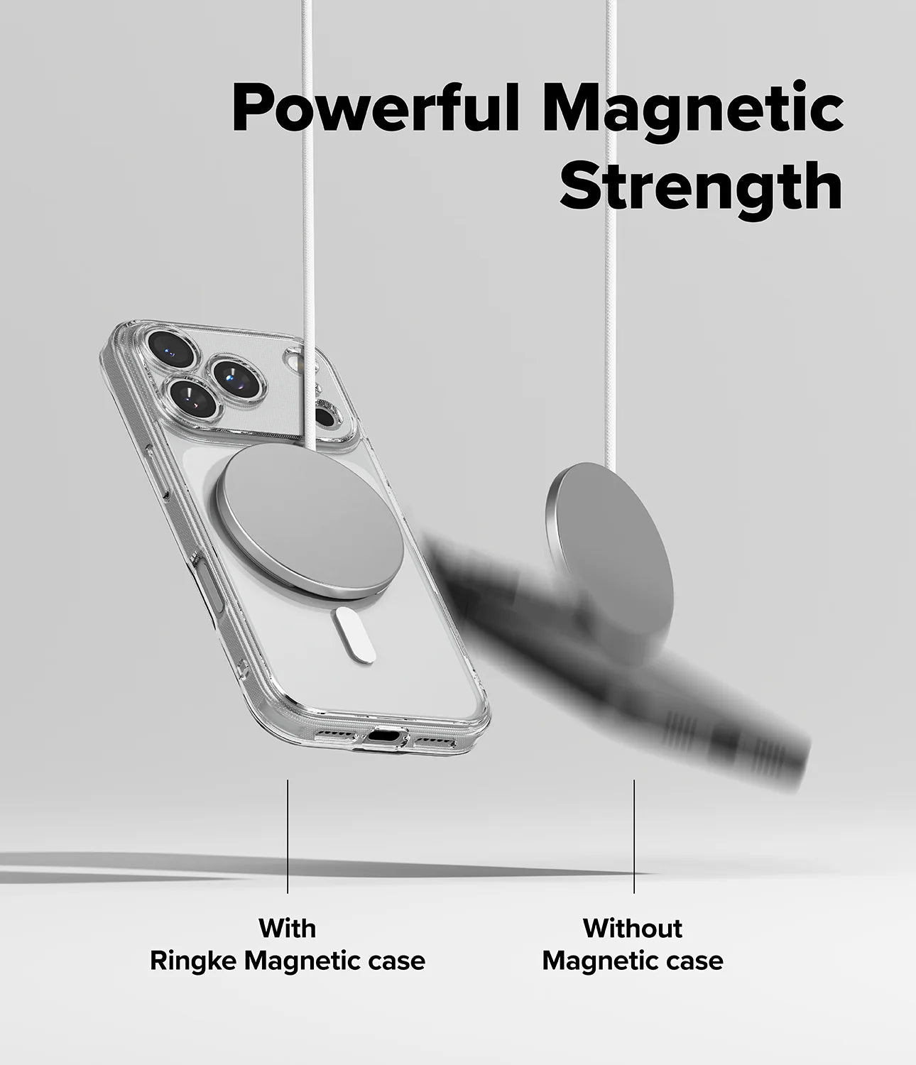 Fusion Magnetic Clear Ringke iPhone 17 Pro