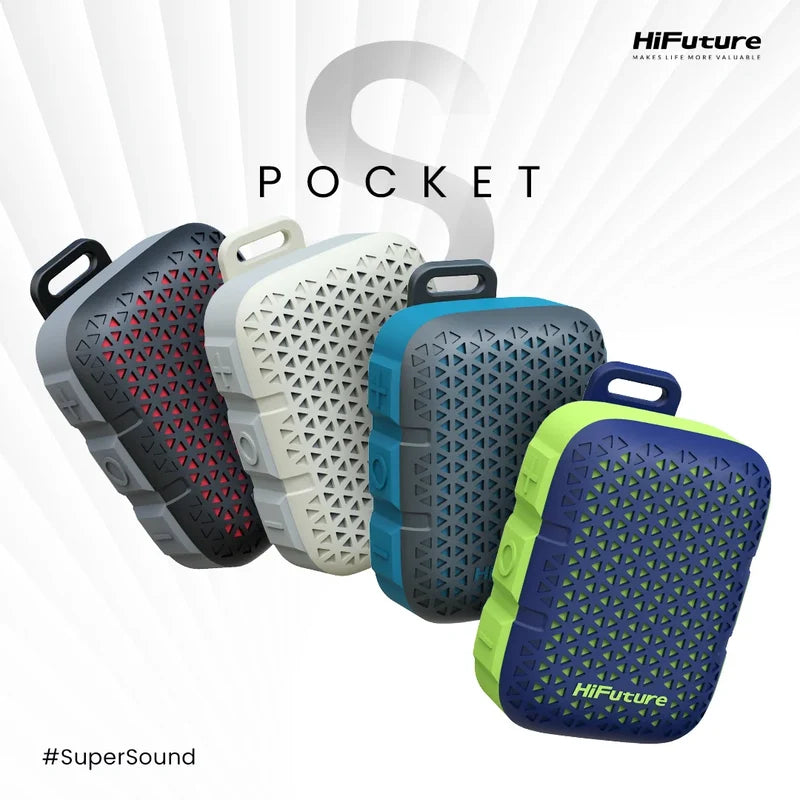 HiFuture Pocket S – Bocina Bluetooth Portátil Compacta