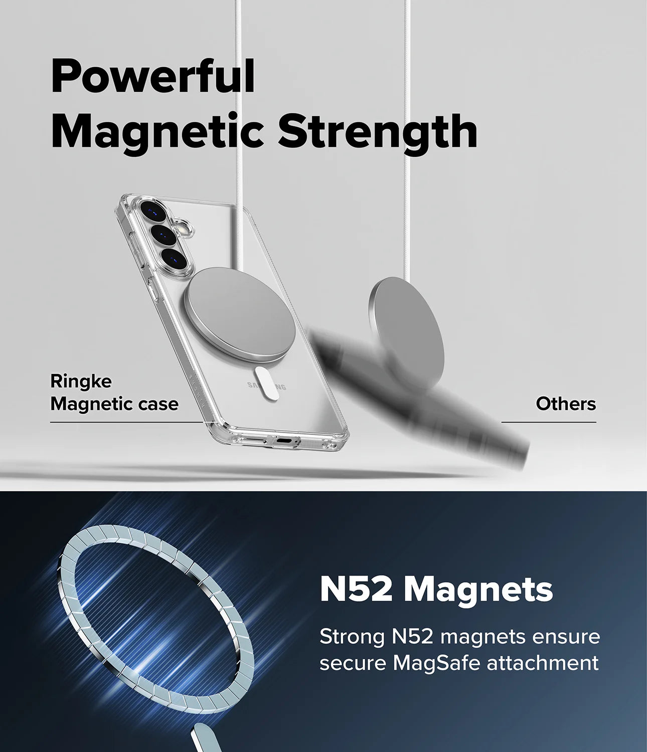 Fusion Magnetic Clear Ringke Galaxy S26