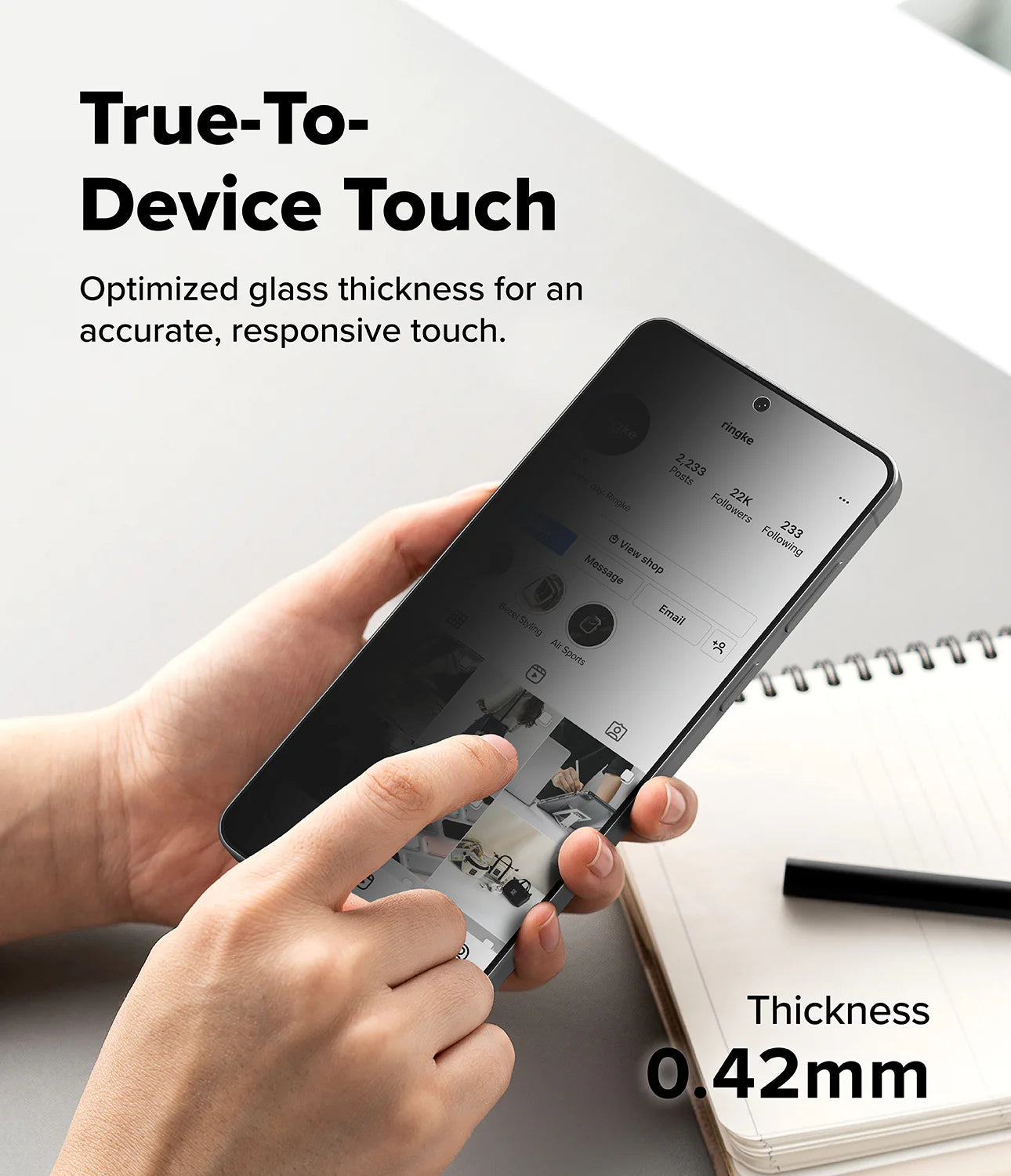 Privacidad Vidrio Templado Ringke Galaxy S26 Plus