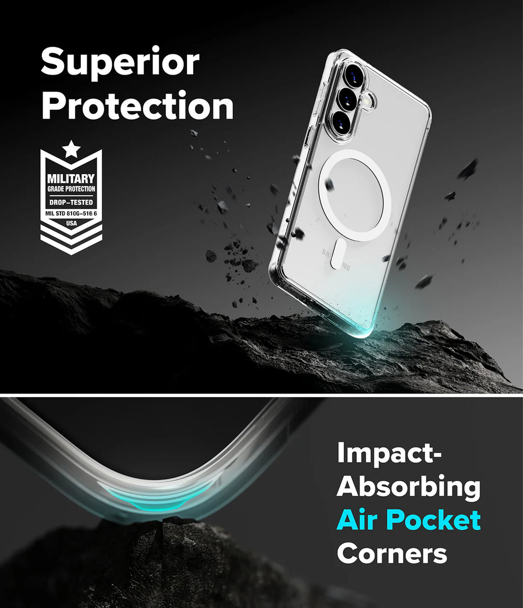 Fusion Magnetic Clear Ringke Galaxy S26 Plus