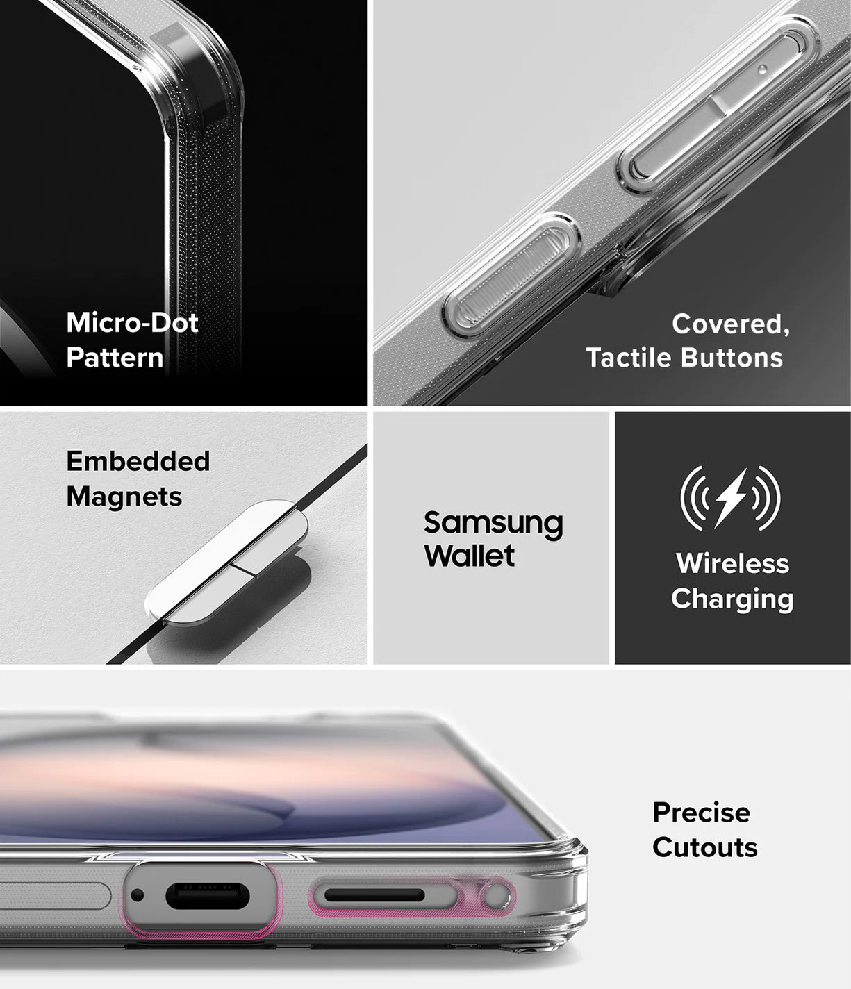 Fusion Magnetic Clear Ringke Galaxy S26 Plus