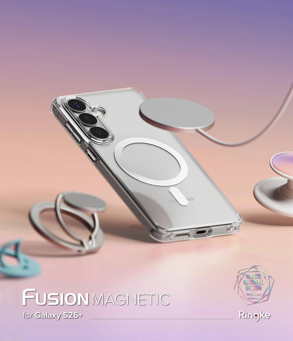 Fusion Magnetic Clear Ringke Galaxy S26 Plus