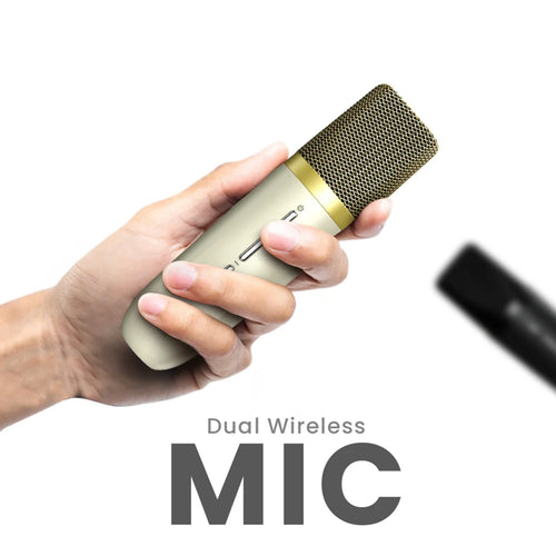 HiFuture Vocalist 100 – Bocina Bluetooth Portátil con Micrófono Karaoke