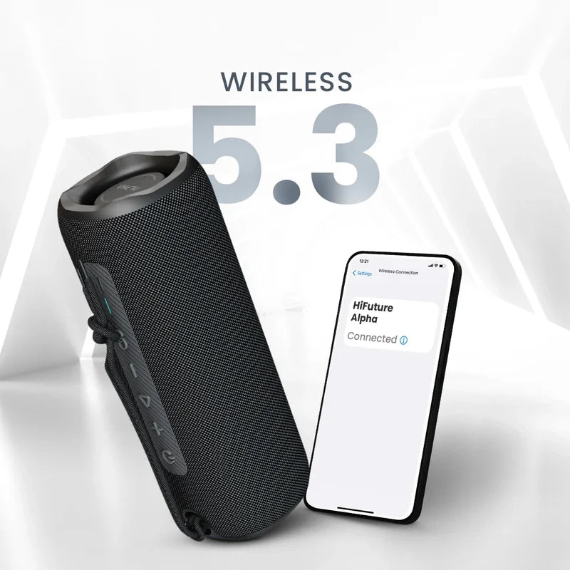 HiFuture Alpha – Bocina Bluetooth Portátil