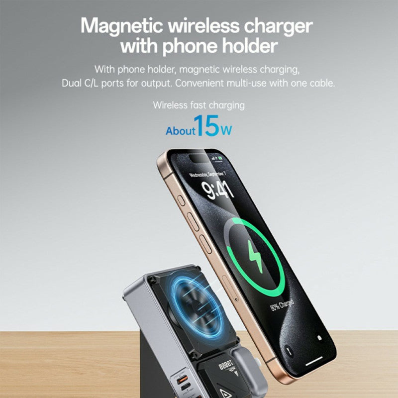 Power Bank Yesido MH103 | Batería portátil 20,000 mAh + Magsafe