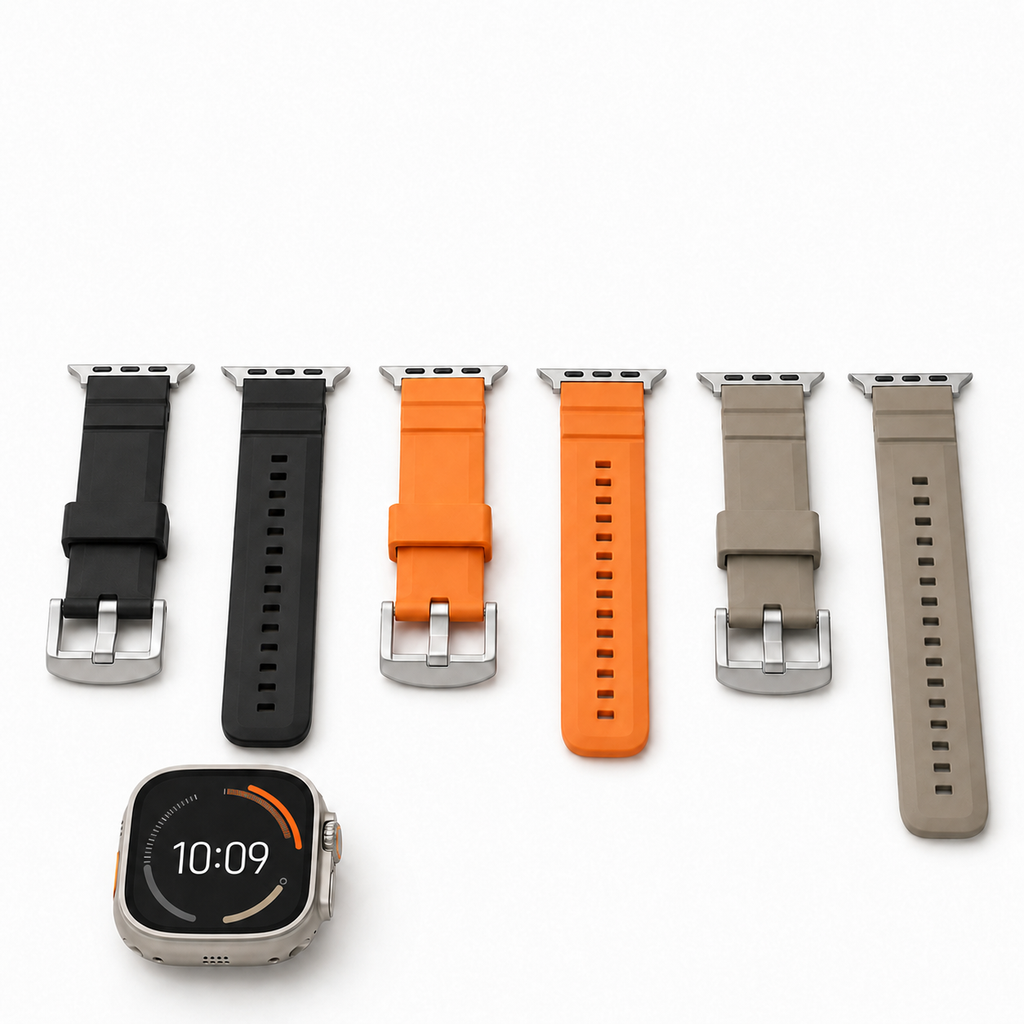 Ringke Rubber One Bold Band — Apple Watch Ultra 3/2/1 49mm · Series 11/10 46mm Series 9/8/7 45mm · SE/6/5/4 44mm