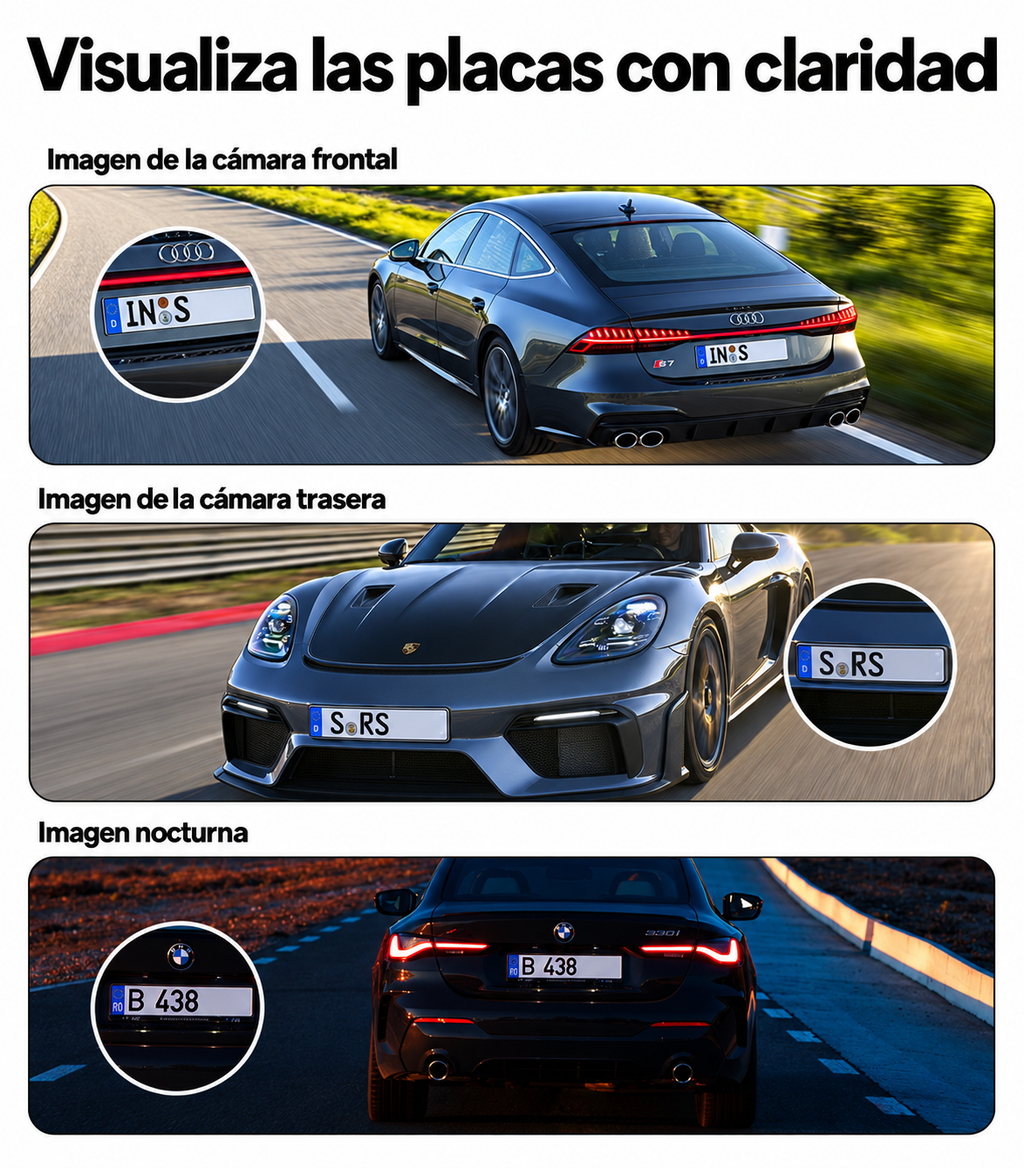 Cámara para carro Yesido KM22 Dual Dash Cam Full HD