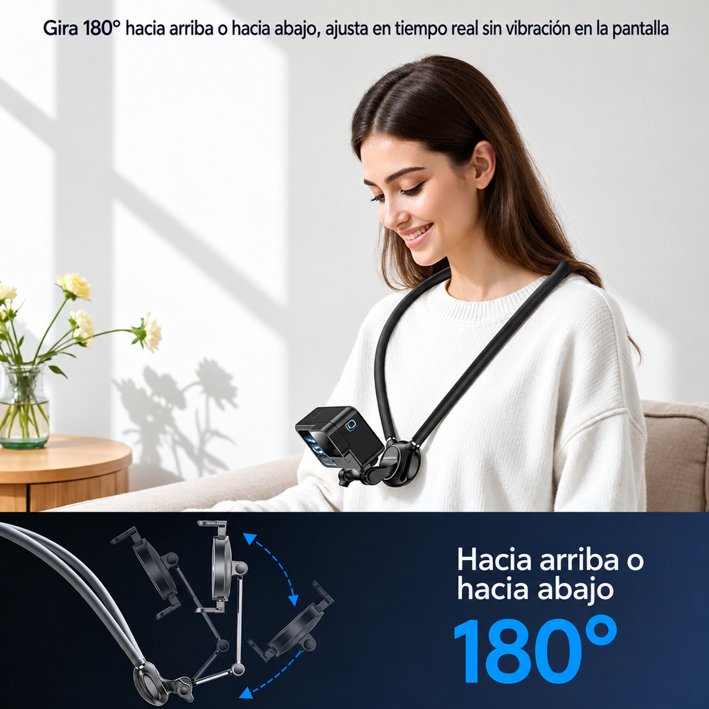 Soporte de cuello Yesido para celular y GoPro