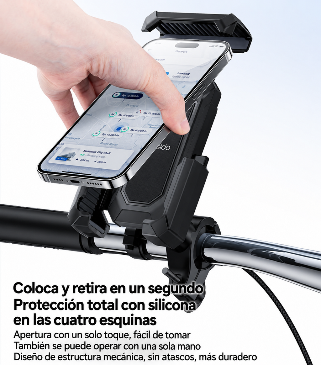 Soporte Universal para Celular de Bicicleta y Motocicleta Yesido C331