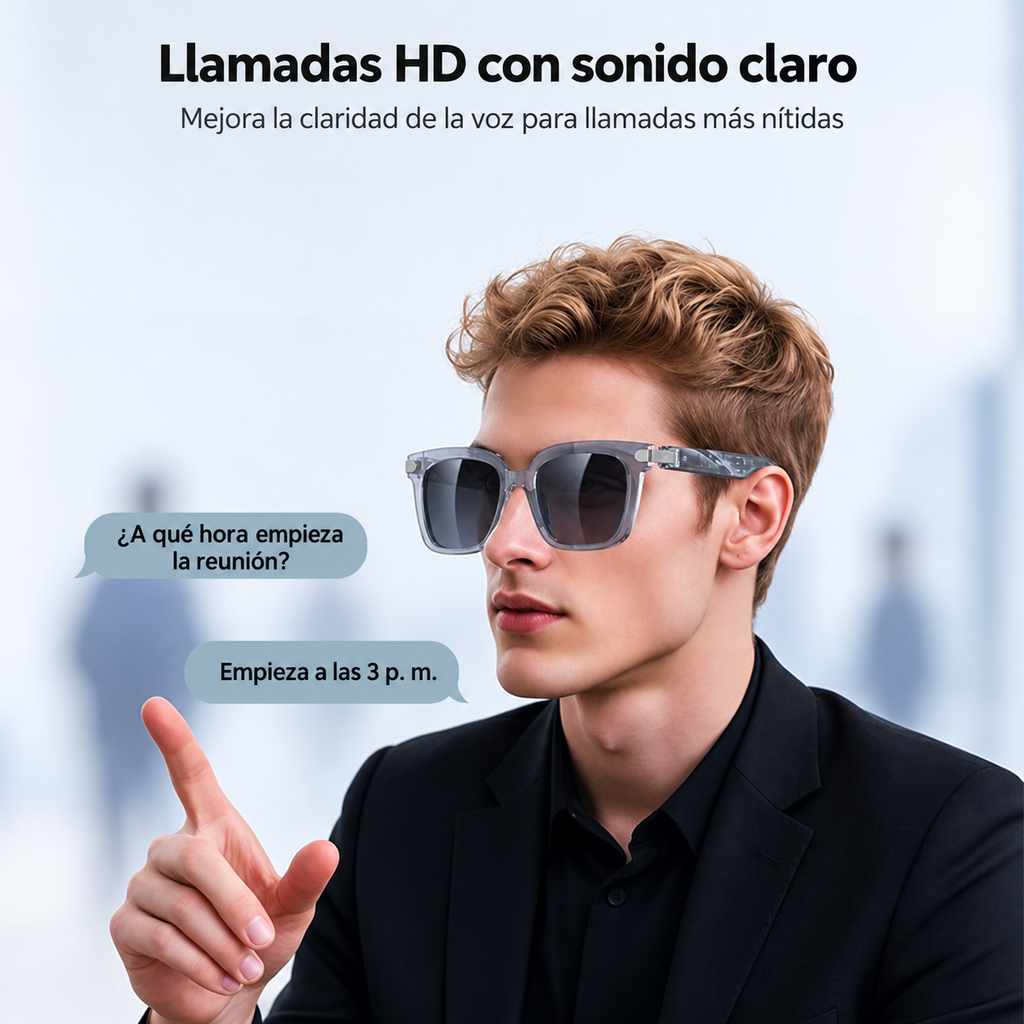 Lentes de sol inteligentes Yesido con Bluetooth e IP54