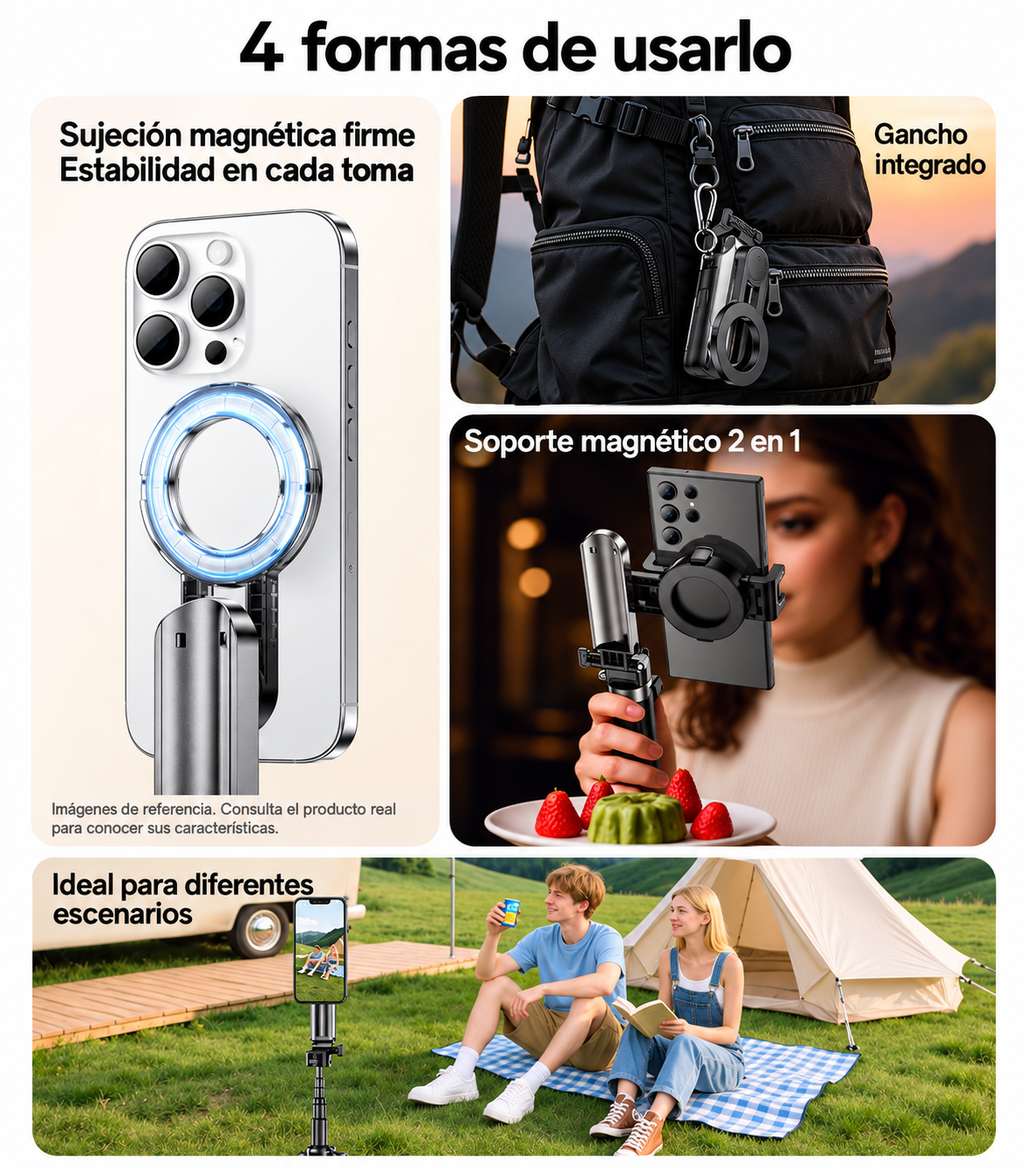 Yesido SF31: palo selfie y trípode MagSafe