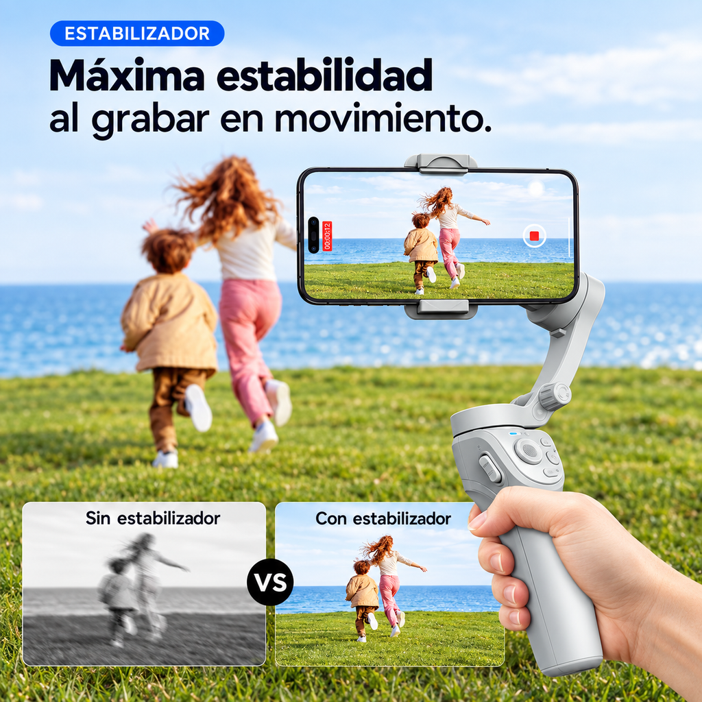 Gimbal Yesido SF18 con trípode y seguimiento facial