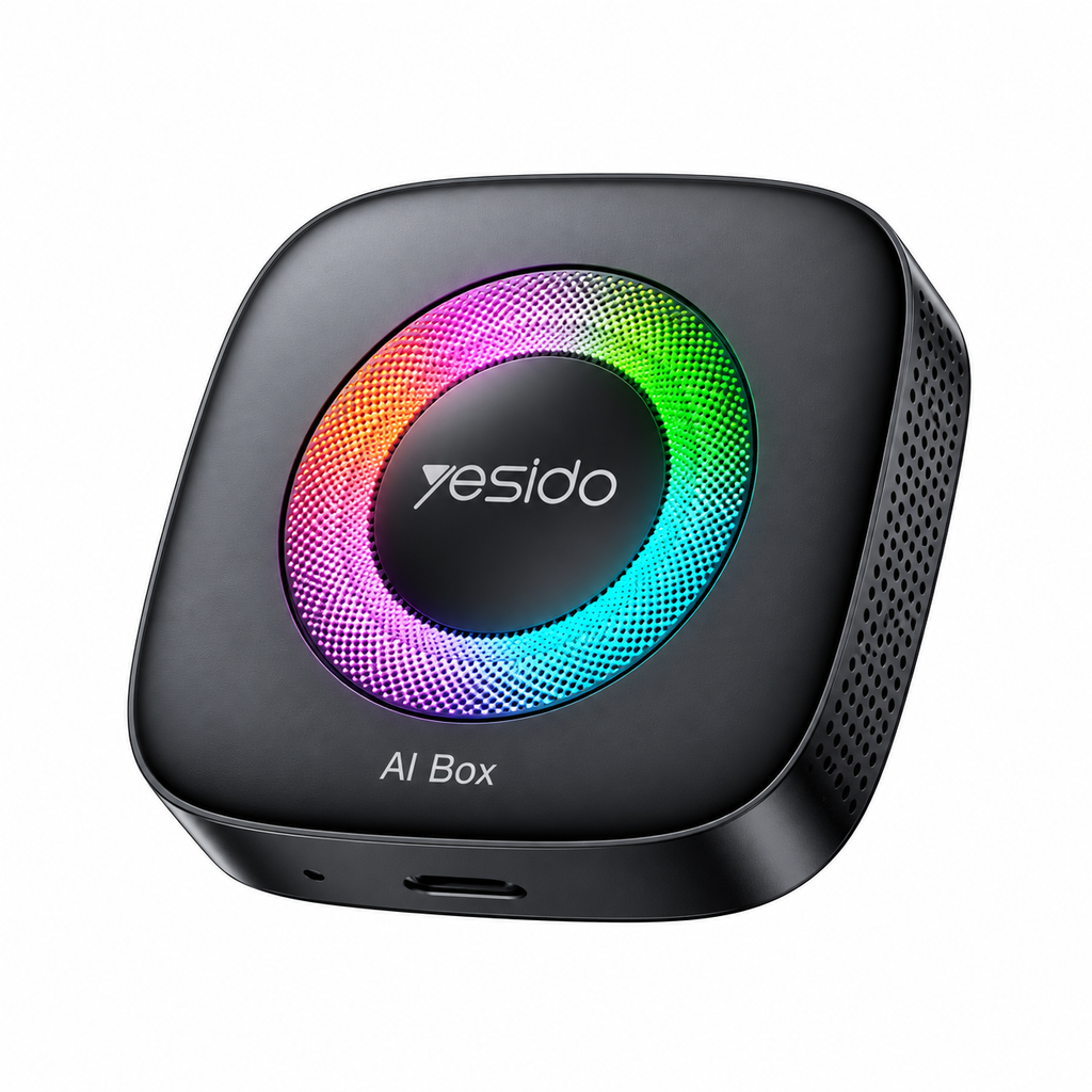YESIDO KM22 Smart Box con CarPlay y Android Auto inalámbricos