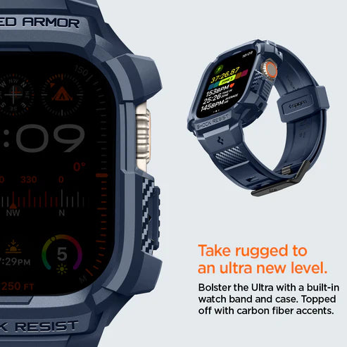 Rugged Armor Pro Navy Spigen Apple Watch Ultra 1 | 2 | 3