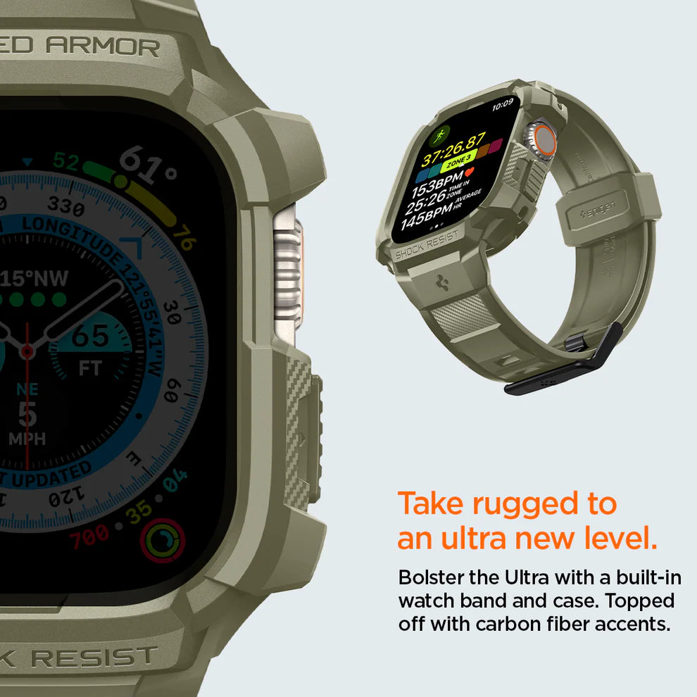 Rugged Armor Pro Khaki Spigen Apple Watch Ultra 1 | 2 | 3
