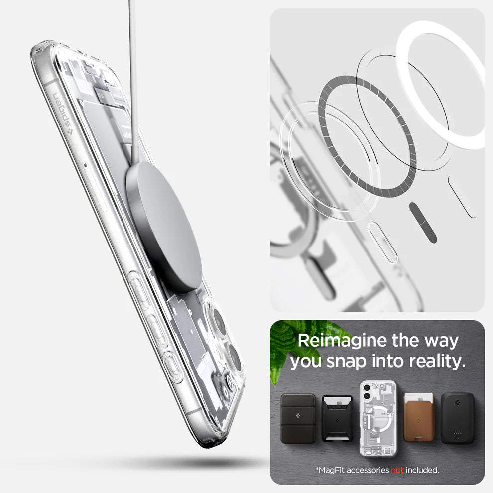 Ultra Hybrid Zero One White (Mag Fit) Spigen iPhone 16 Plus