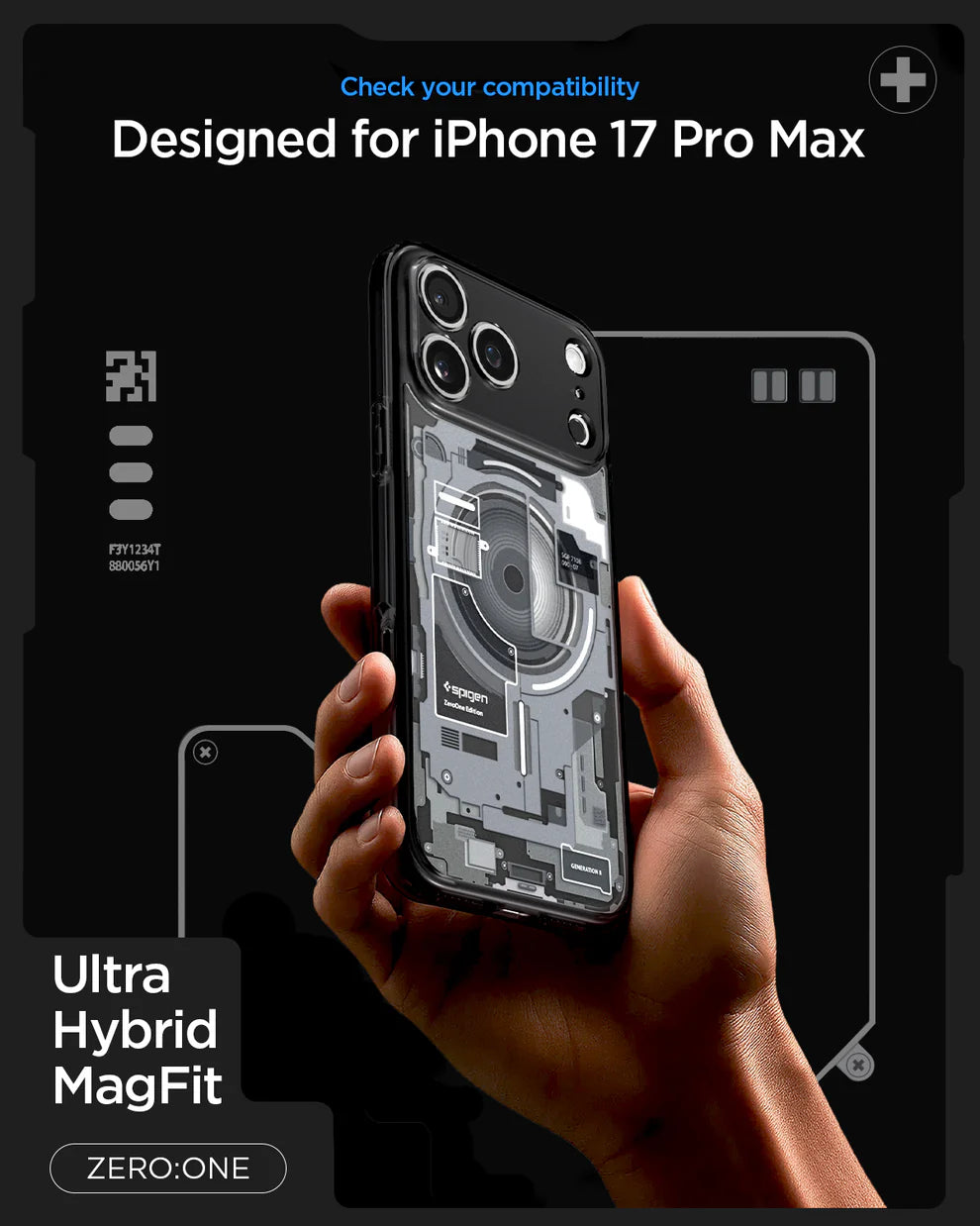 Ultra Hybrid Zero One (Mag Fit) Spigen iPhone 17 Pro Max