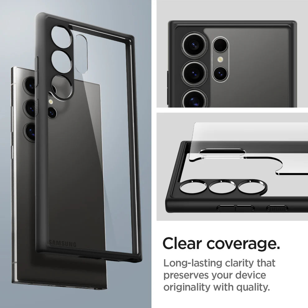 Ultra Hybrid Matte Black Spigen Galaxy S24 Ultra