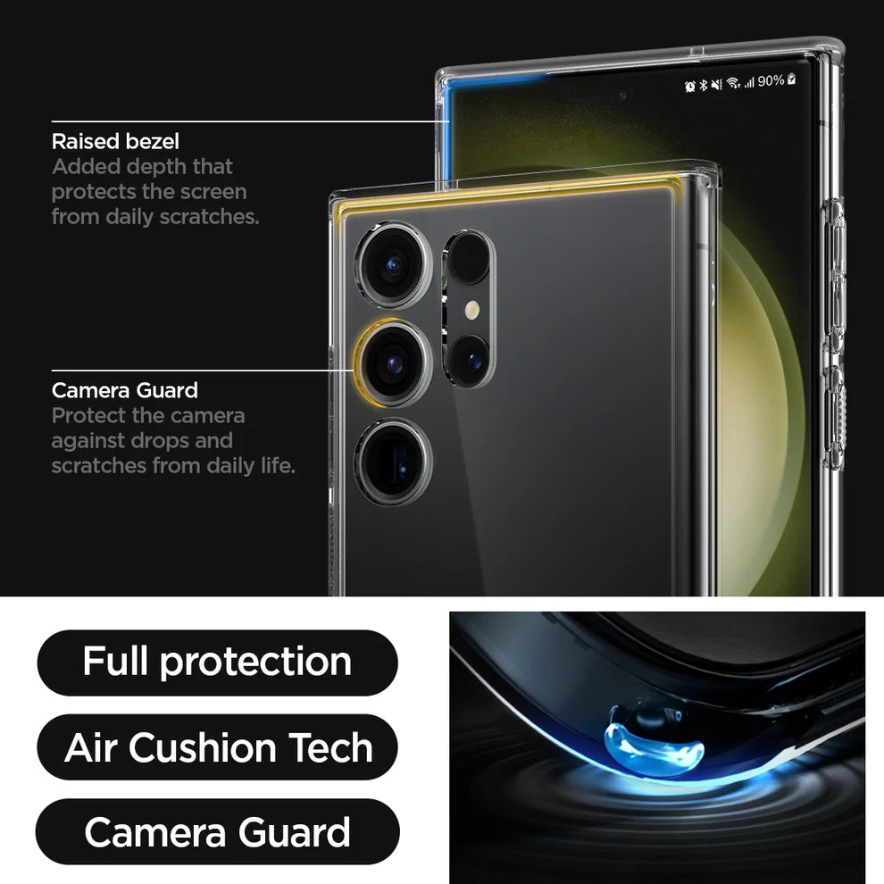 Spigen Ultra Hybrid Transparente Galaxy S23 Ultra