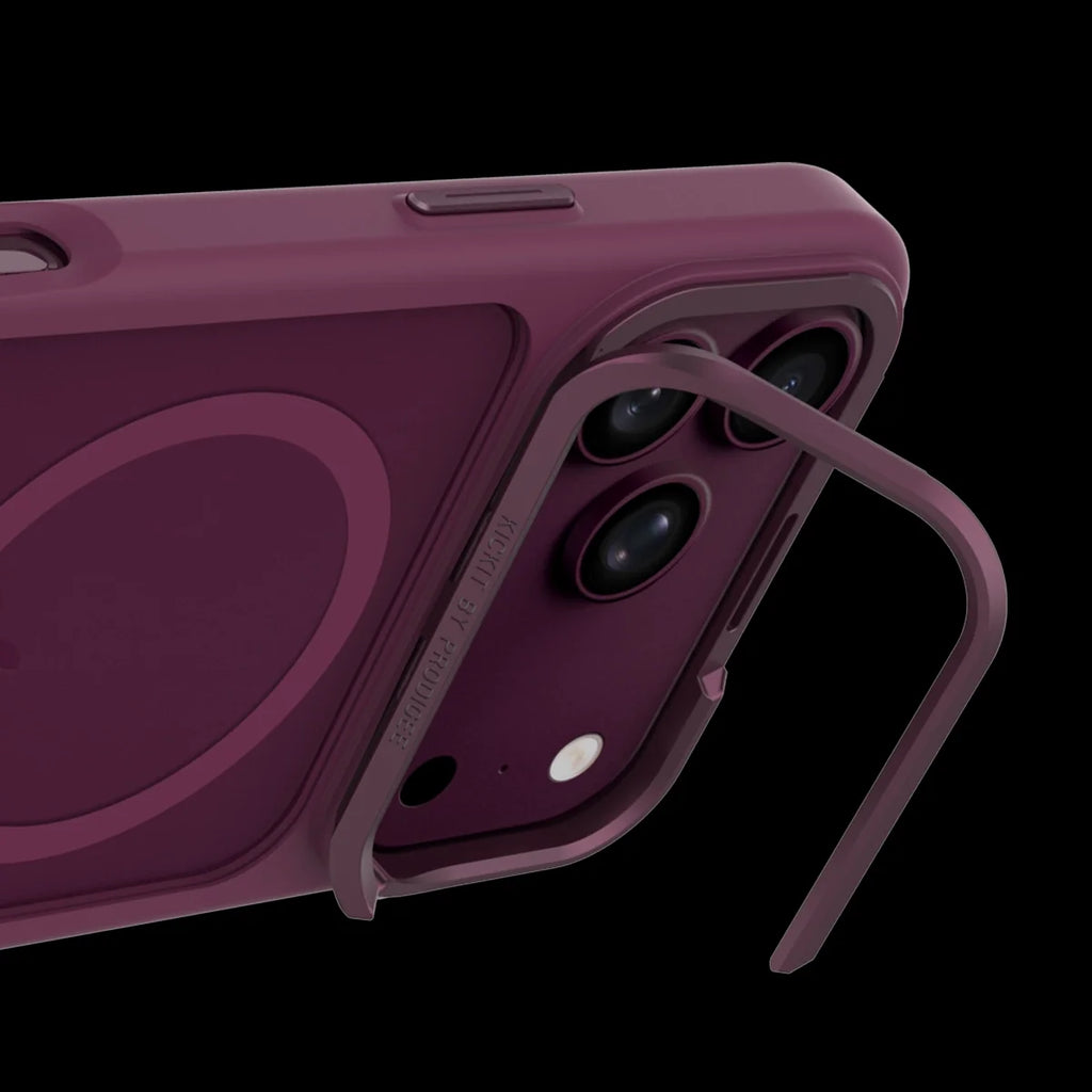Funda Prodigee KickIt para iPhone 18 Pro Max Burgundy