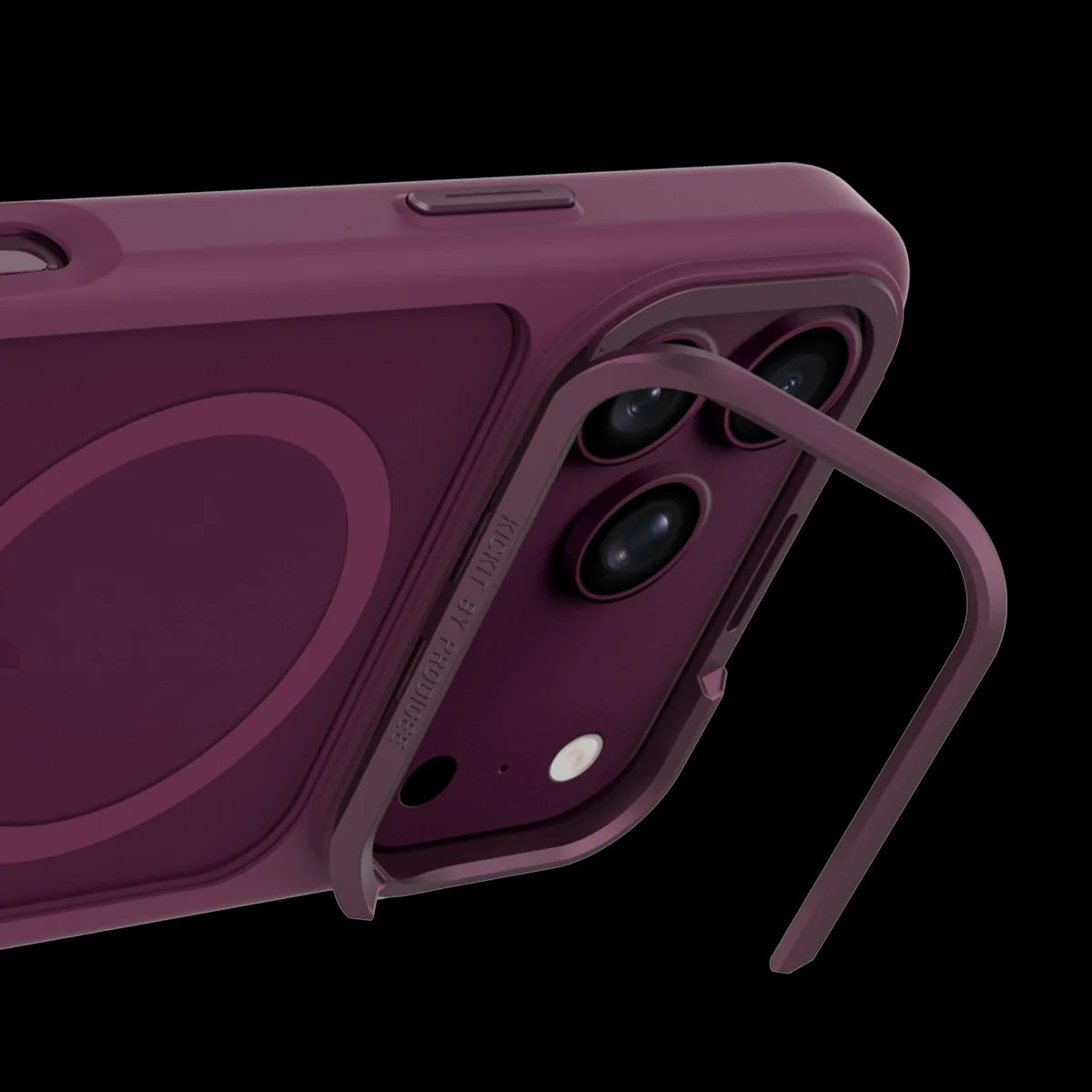 Funda Prodigee KickIt para iPhone 18 Pro Max Burgundy