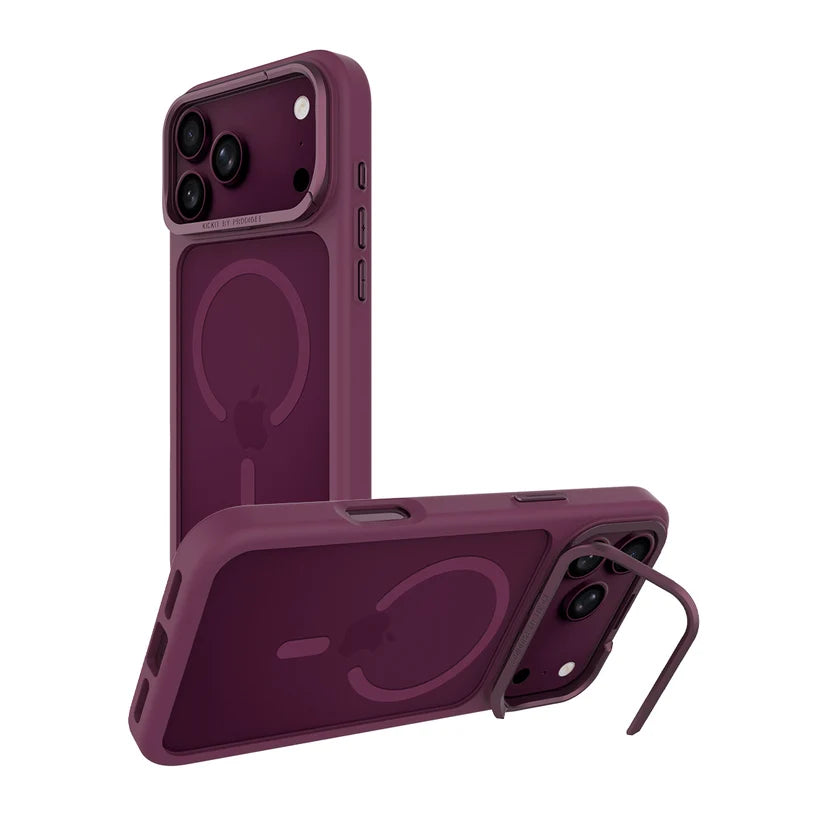 Funda Prodigee KickIt para iPhone 18 Pro Max Burgundy