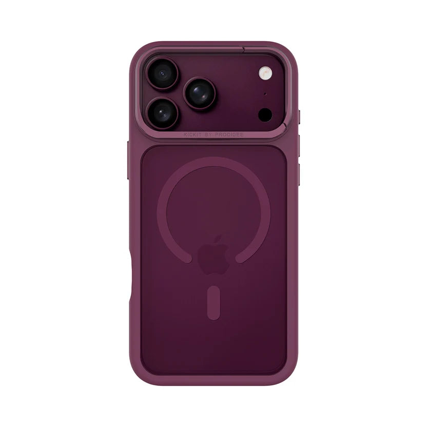 Funda Prodigee KickIt para iPhone 18 Pro Max Burgundy