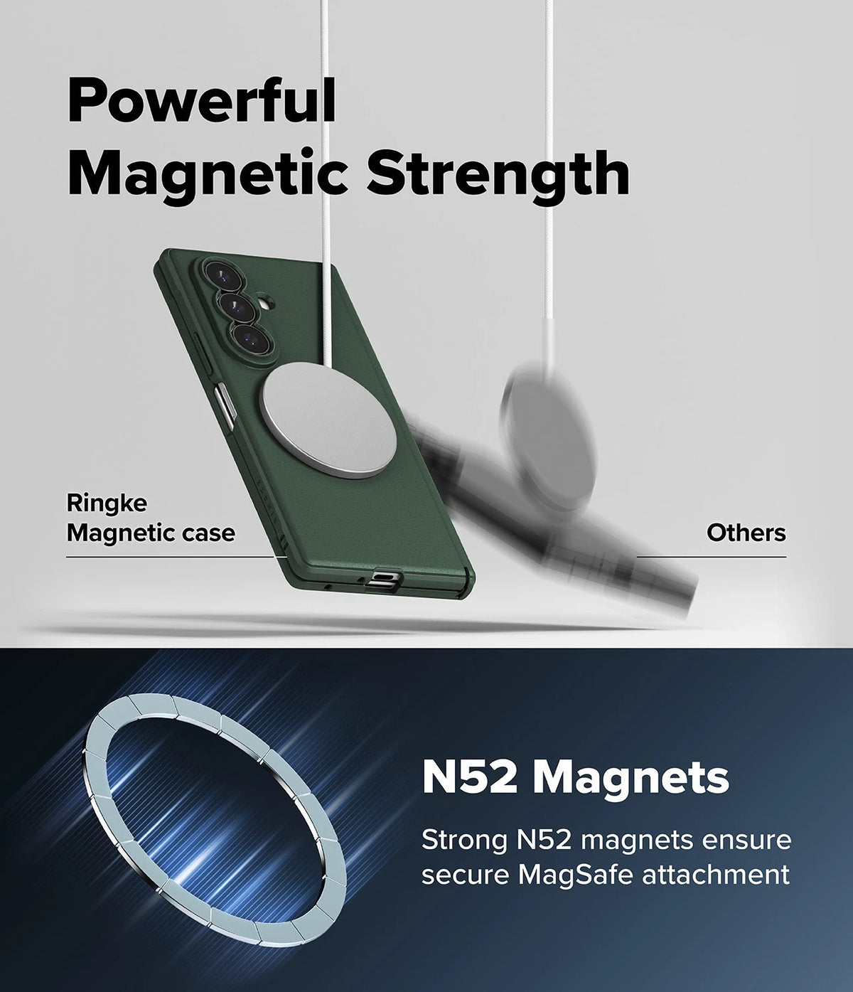 Ringke Onyx Flap Magnetic Dark Green Galaxy Z Fold 8 Ultra