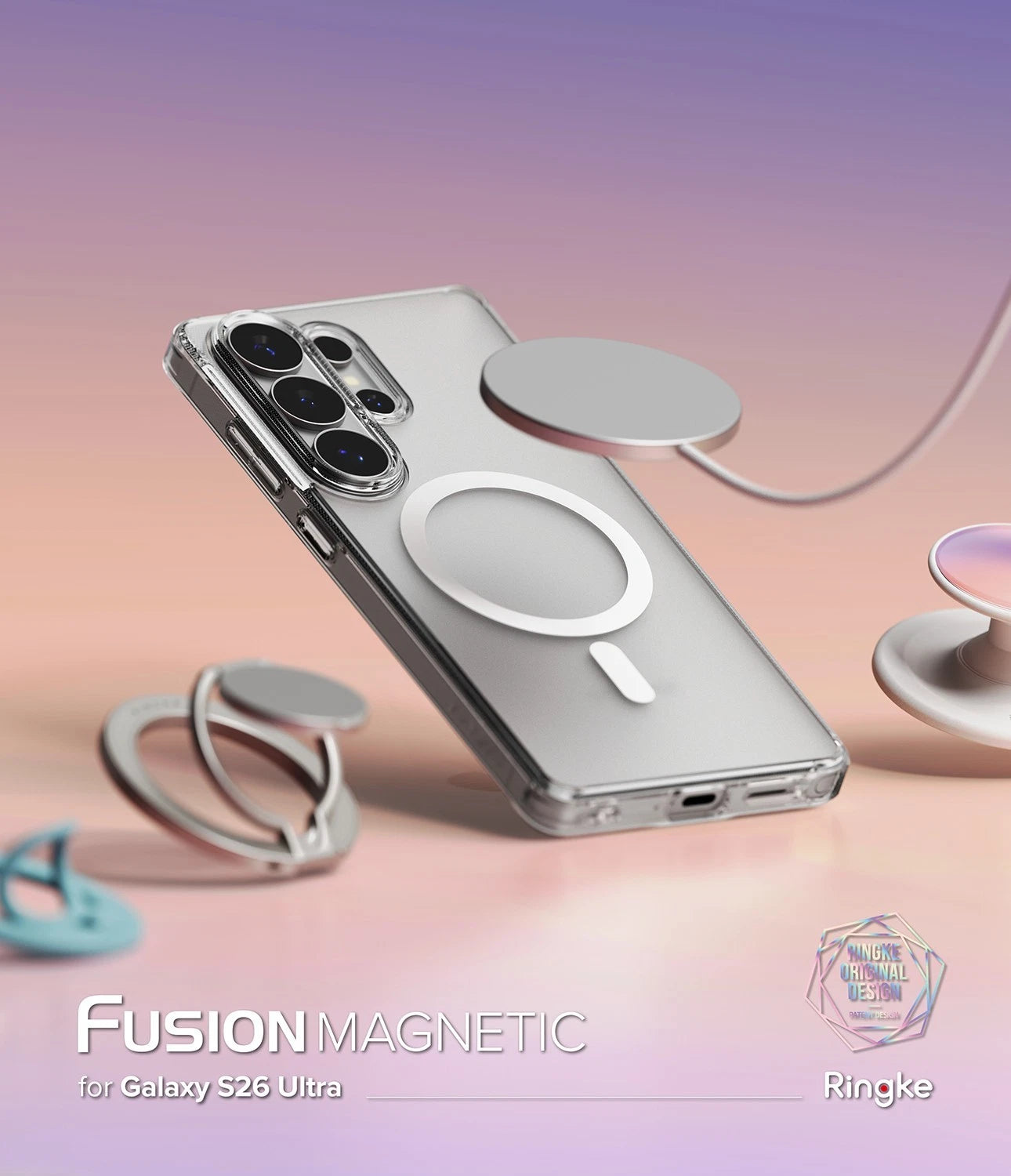 Fusion Clear Magnetic Ringke Galaxy S26 Ultra