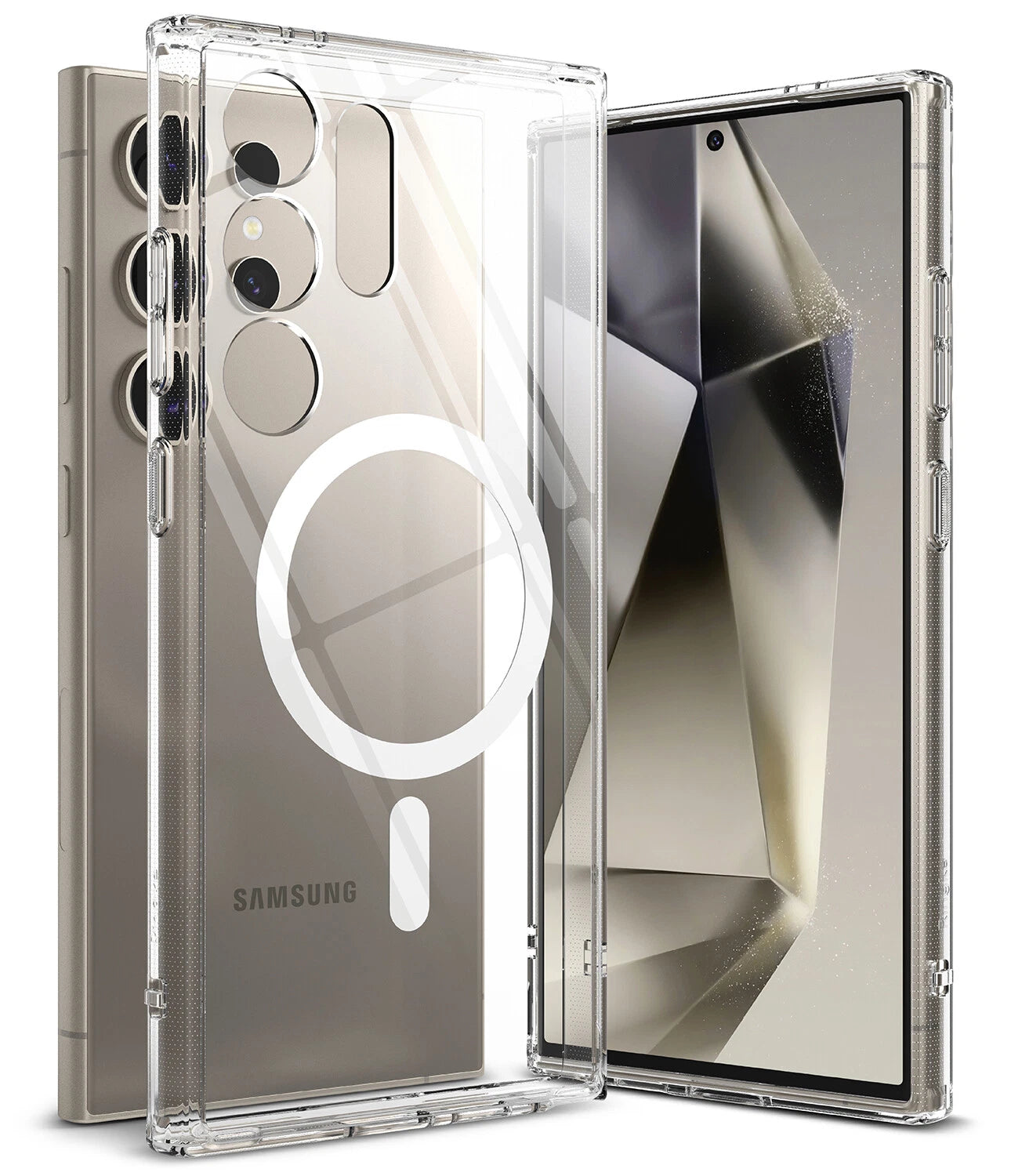 Fusion Magnetic Clear Ringke Galaxy S24 Ultra