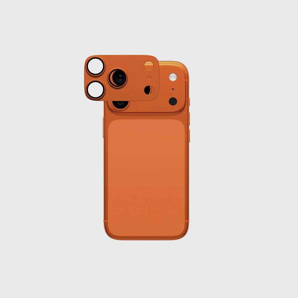 Case&Co Protector De Camara Metalico Naranja Cosmico iPhone 17 Pro Max