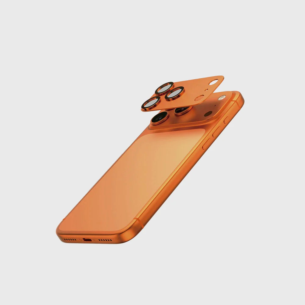 Case&Co Protector De Camara Metalico Naranja Cosmico iPhone 17 Pro Max