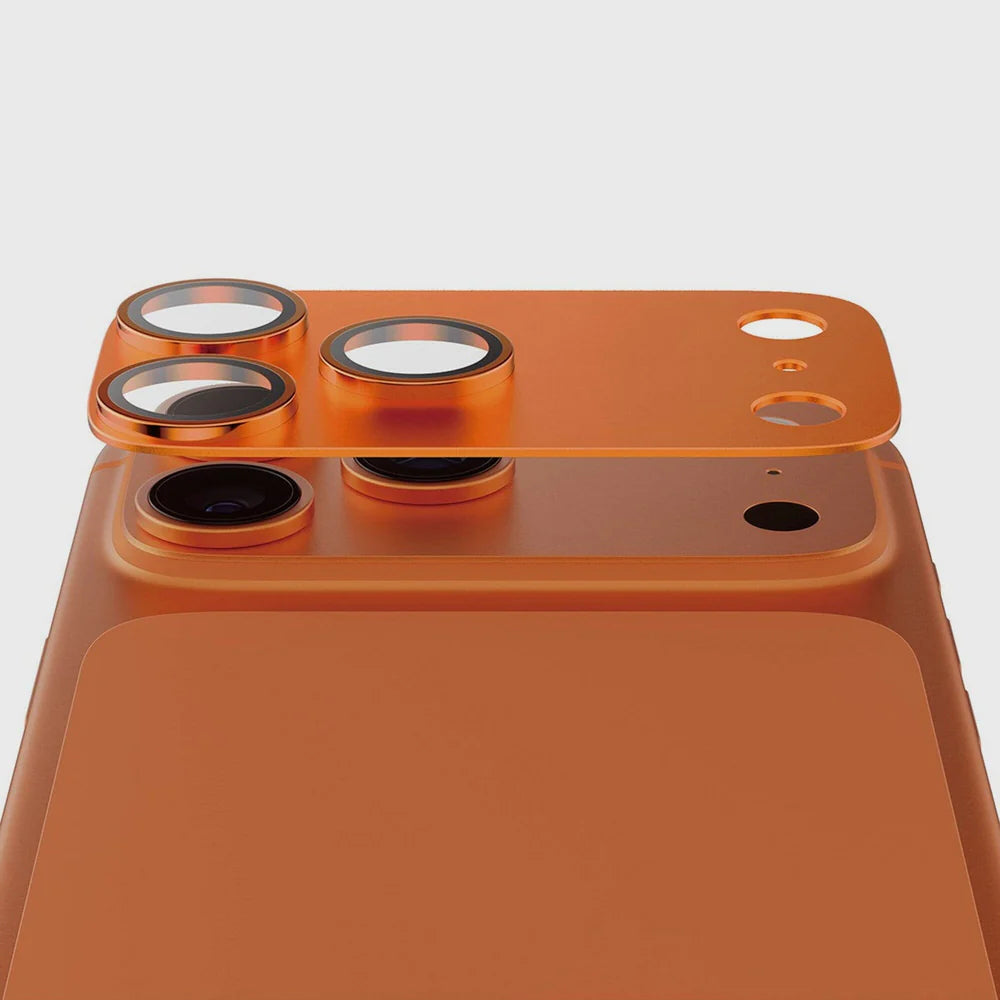 Case&Co Protector De Camara Metalico Naranja Cosmico iPhone 17 Pro Max