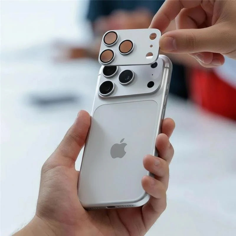 Case&Co Protector De Camara Metalico Plateado iPhone 17 Pro Max