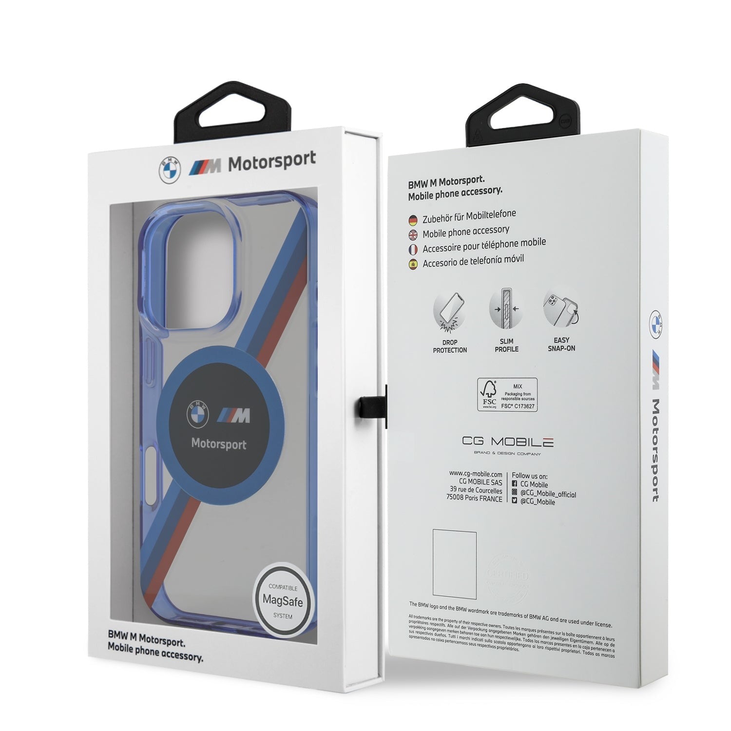 BMW M Tricolor MagSafe iPhone 16 Pro Max